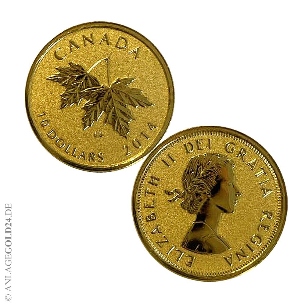 Oz Gold Maple Leaf Queen Elizabeth Ii Dei Gratia Regina