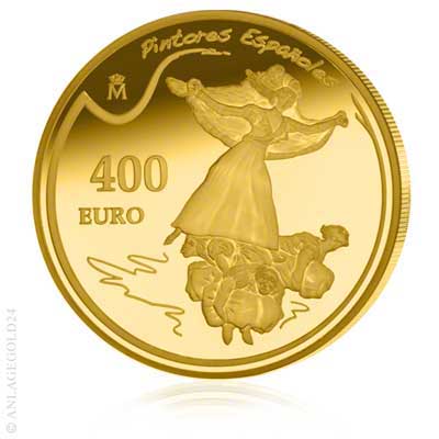 400 Gold Euro Spanische Maler - Goya - Spanien 2010 ...