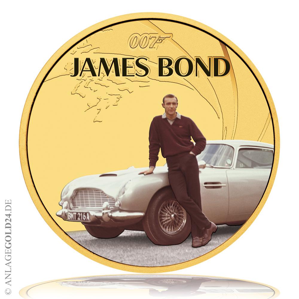 7 Coin Set Silber James Bond Sean Connery 2024